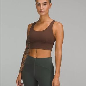 Women's Align Lululemon Brown Sports Bra